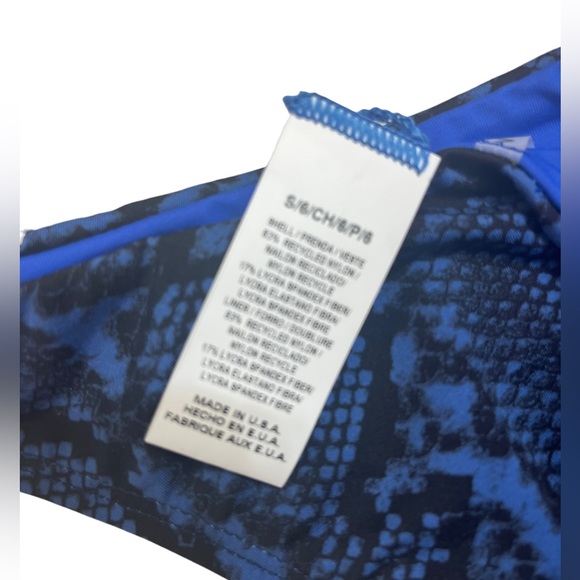 NEW Vitamin A Swim Vinca Snake Print California High Leg Bikini Bottom Small/6 - Picture 4 of 8